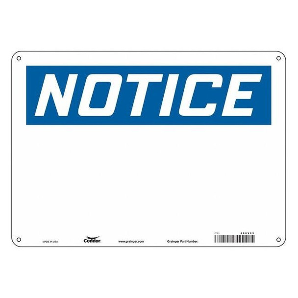 Condor Safety Sign,14" W,10" H,0.055" Thickness 486V93