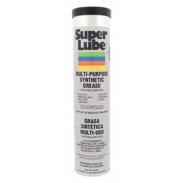 Super Lube 14.1 oz., Cartridge, Synthetic Oil, White 41150/1