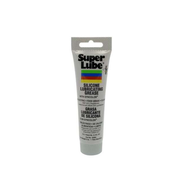 Multipurpose Grease, 3 oz, Tube, Silicone Base, 500 Degrees F Max Op Temp, White