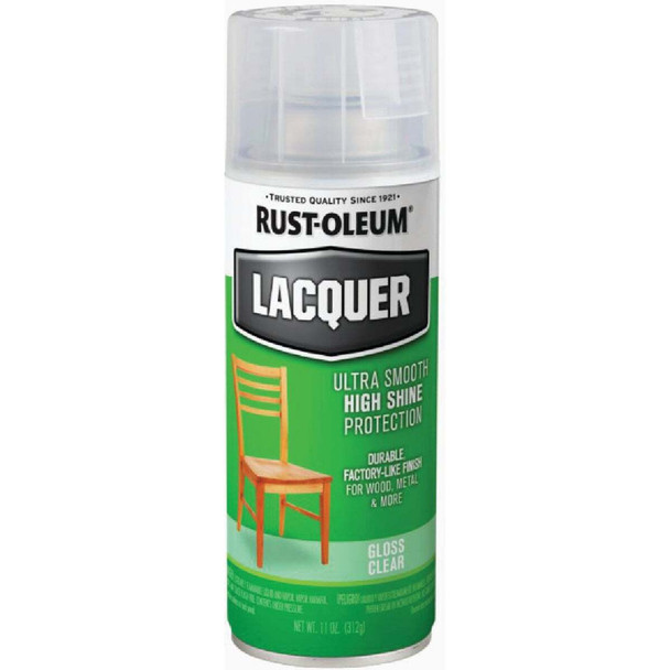 Rust-Oleum 11 Oz. Clear Gloss Lacquer Spray Paint 1906830