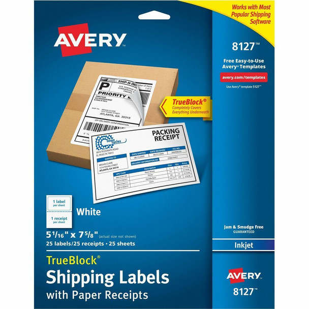Avery&reg; TrueBlock Shipping Label 08127
