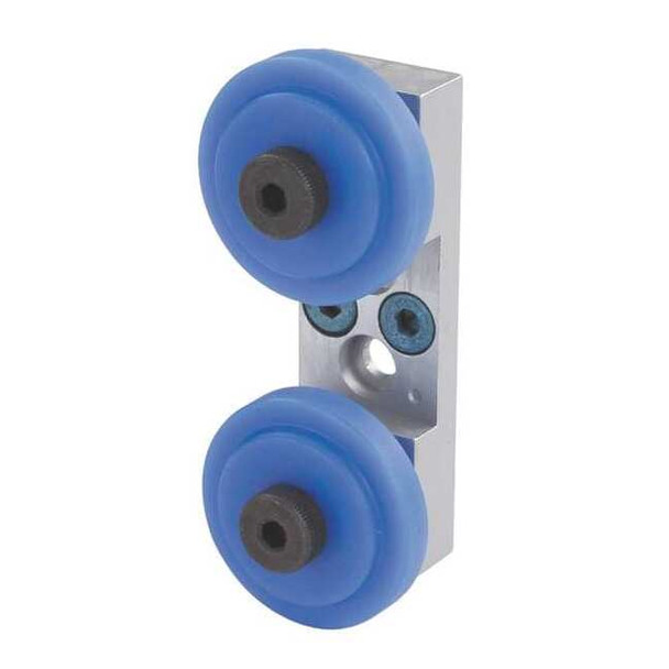 80/20 Roller Wheel Bracket Assembly,123.3 mm L 40-2756