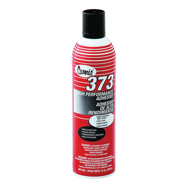 Camie® 375 Screen Printers' Flash Cure Spray Adhesive, 14 oz Aerosol, 12/Case