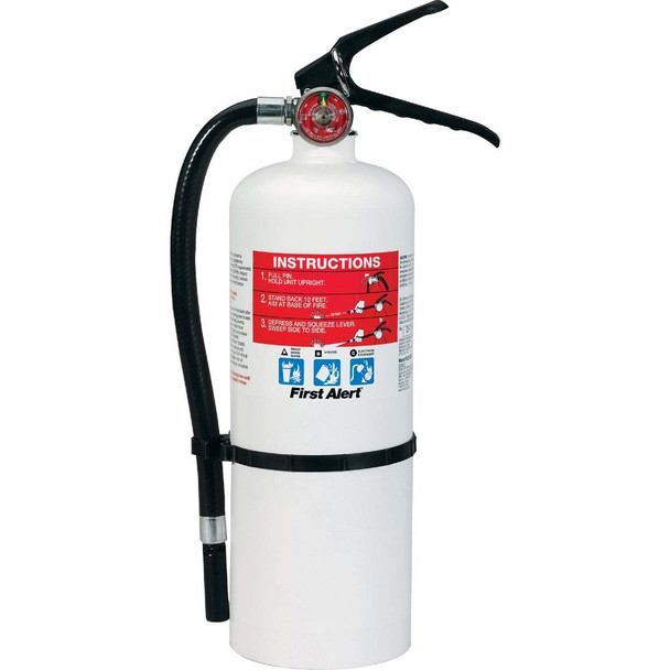 First Alert 2-A:10-B:C Rechargeable Heavy-Duty Home Fire Extinguisher HOME2