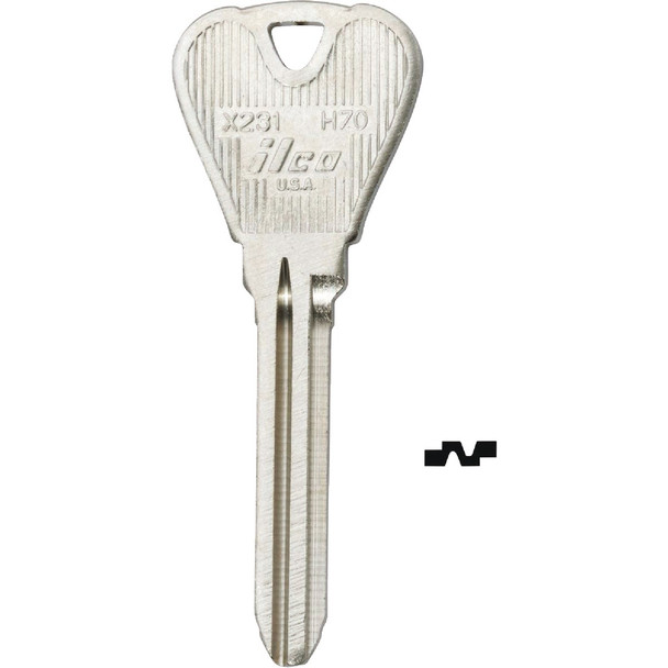 ILCO Ford Aspire Automotive Key H70 / X231 (10-Pack) IAF01539002
