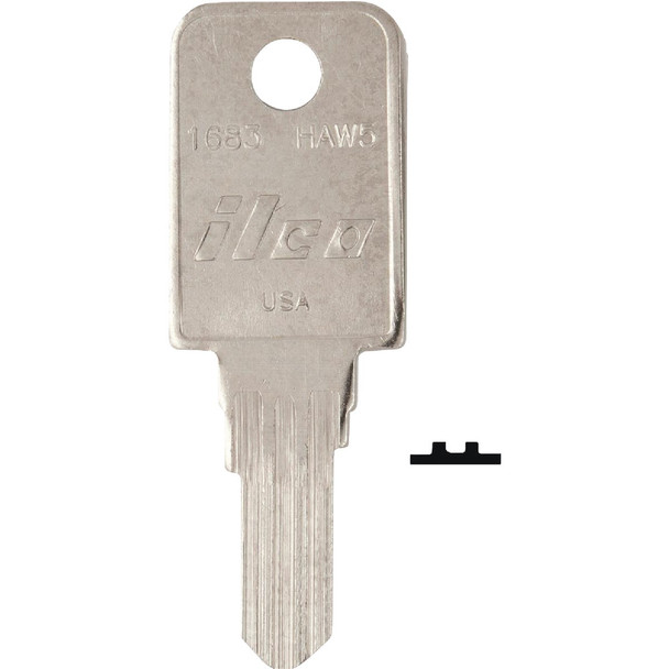 ILCO 1683 Haworth File Cabinet Key (10-Pack) IAL00000942