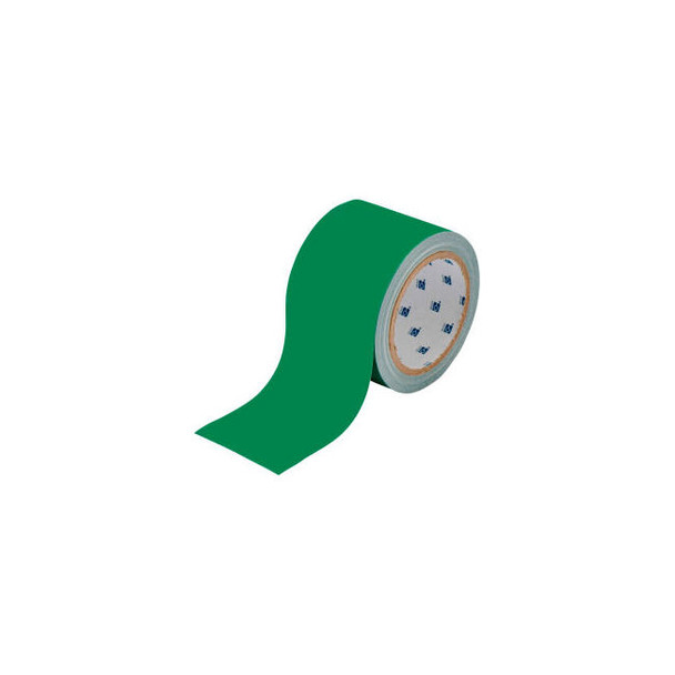 Brady 104315 ToughStripe Floor Marking Tape Polyester 2""W X 100'L Green