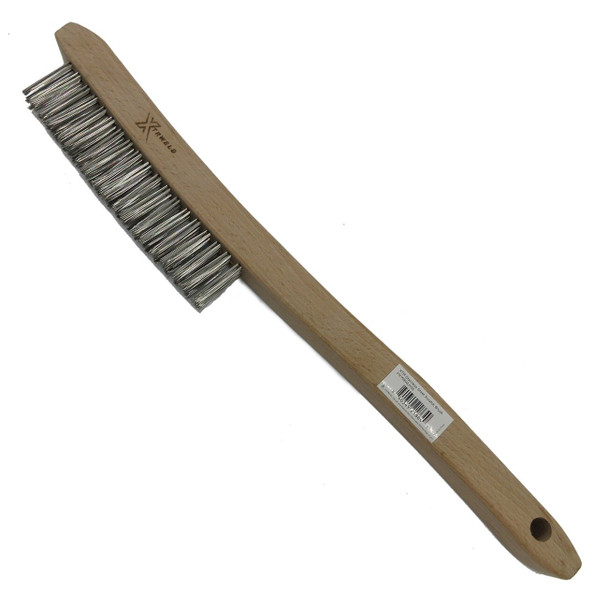 WBWLHSS XTRweld Hand Scratch Brush, Stainless Steel Bristles, 3 x 19 in