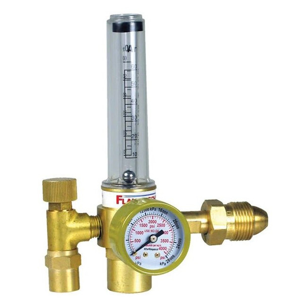 REGFM580 XTR Flowmeter Argon Regulator CGA 580, 5/8" - 18RH (F) CGA "B"