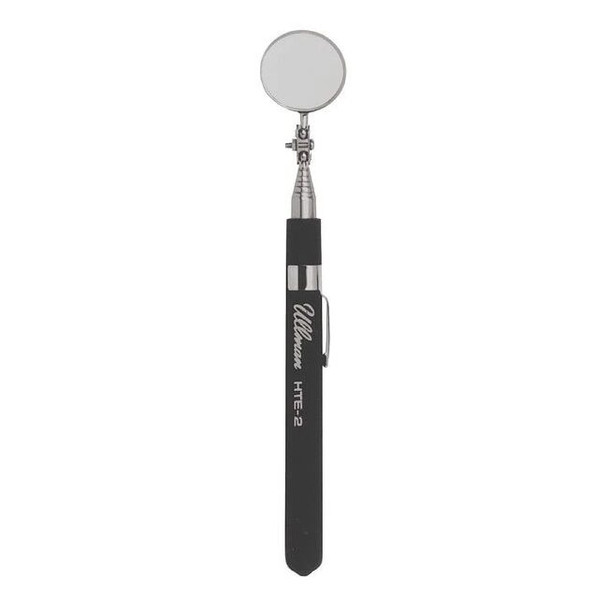 HTE-2 Ullman Telescoping Inspection Mirror, Round, 1-1/4", 9-5/8" to 36-3/8" L