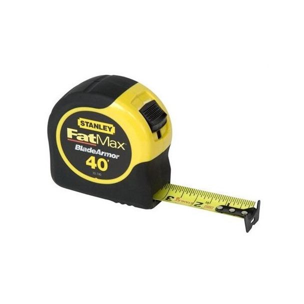 33-740L Stanley FatMax Tape Rule, Bladearmor, 1-1/4"x40'