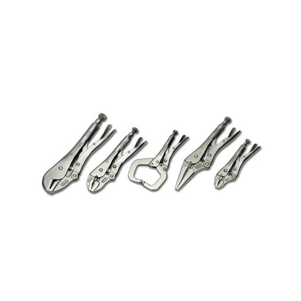 23076 Williams Locking Plier Set, 5 Pieces