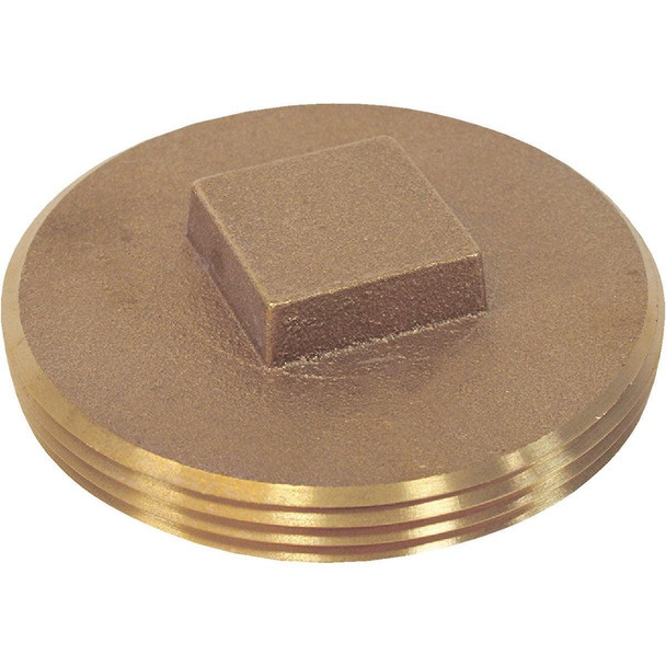 P50-200 Jones Stephens 2 In. Brass Cleanout Drain Plug
