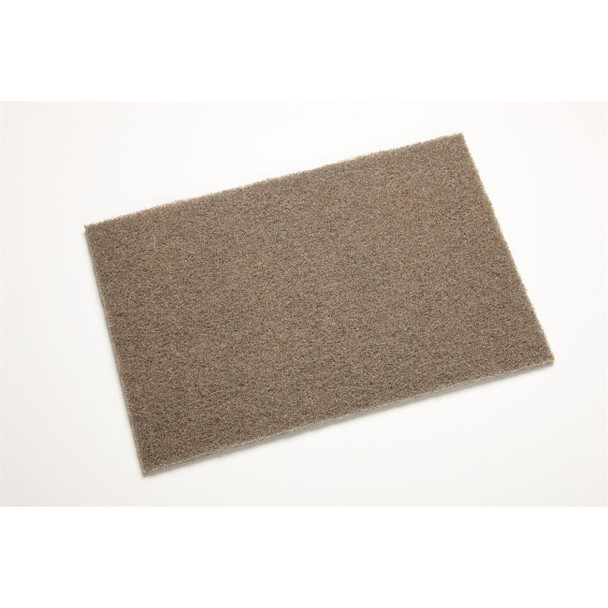 48011-18451 3M-Brite Heavy Duty Hand Pad,7440B,M Grit,Tan,6"x9"