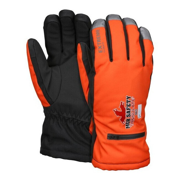 983XL MCR Safety Mechanics Gloves, X-Large, Synthetic, Black/Orange