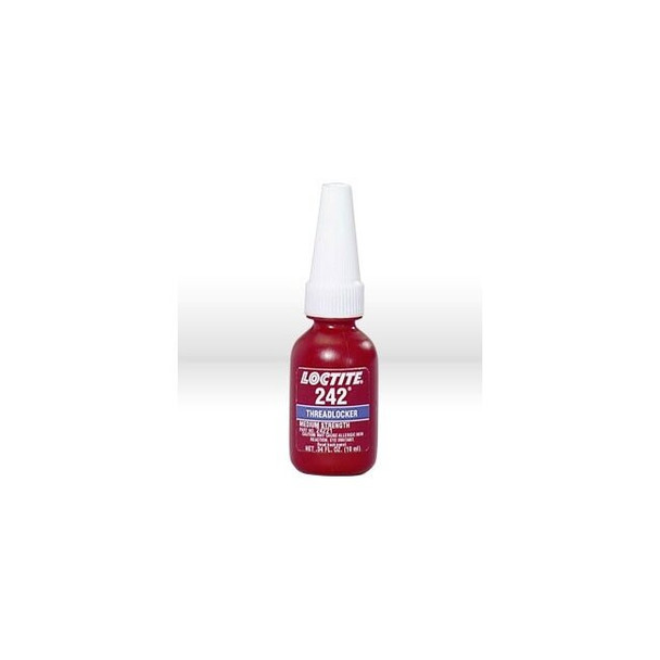 24221 Loctite Thread Sealant,# 242 thread locker,Medium strength,10 ml bottle .34 oz