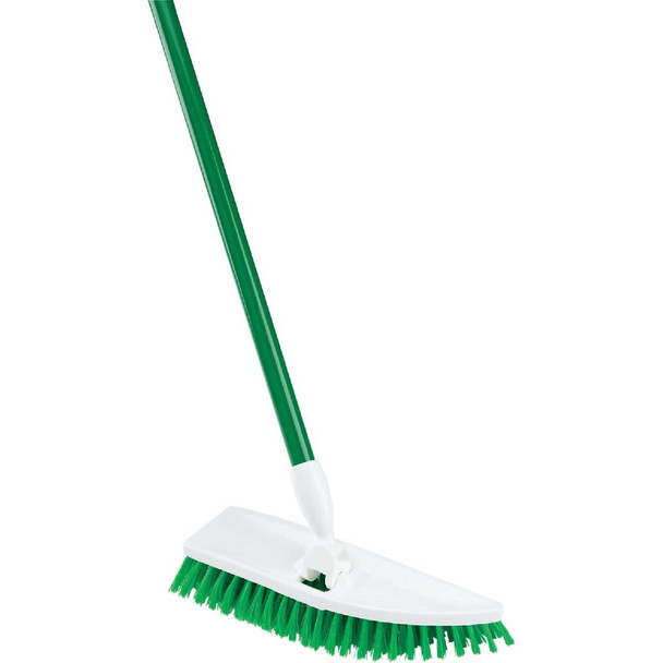 122 Libman No Knees Floor Scrub Brush with Handle