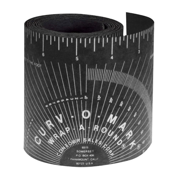14754 Jackson Safety Ruler, Wrap-A-Round, X-Large, 7 ft L, 5 Inch W, Black