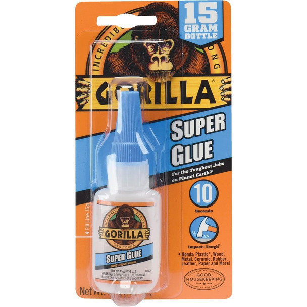 7805009 Gorilla 0.53 Oz. Liquid Super Glue