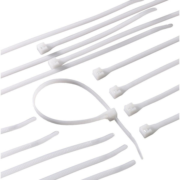 46-310 Gardner Bender DoubleLock 11 In. x 0.17 In. Natural Color Nylon Cable Tie (100-Pack)