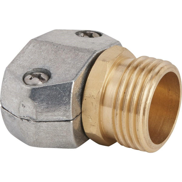 JR0980 Best Garden 5/8 In. or 3/4 In. Male Metal Hose End Mender Hose Coupling