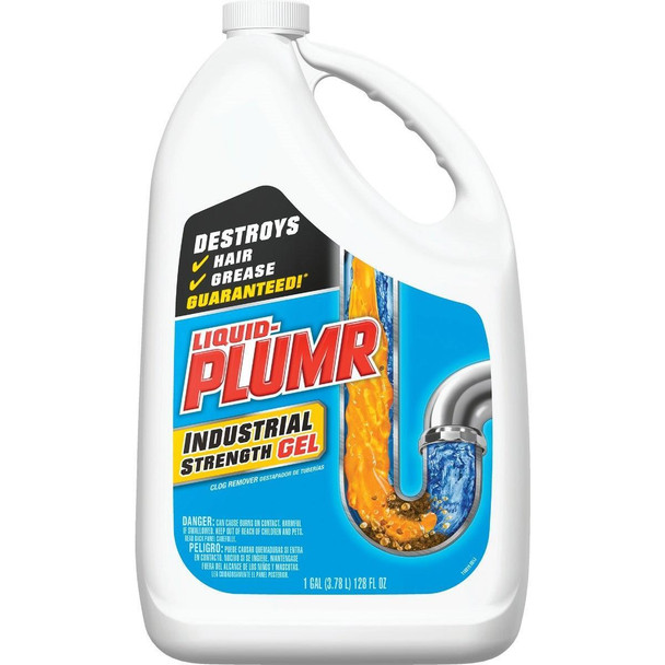 00252 Liquid-Plumr 128 Oz. Pro-Strength Clog Destroyer Drain Cleaner
