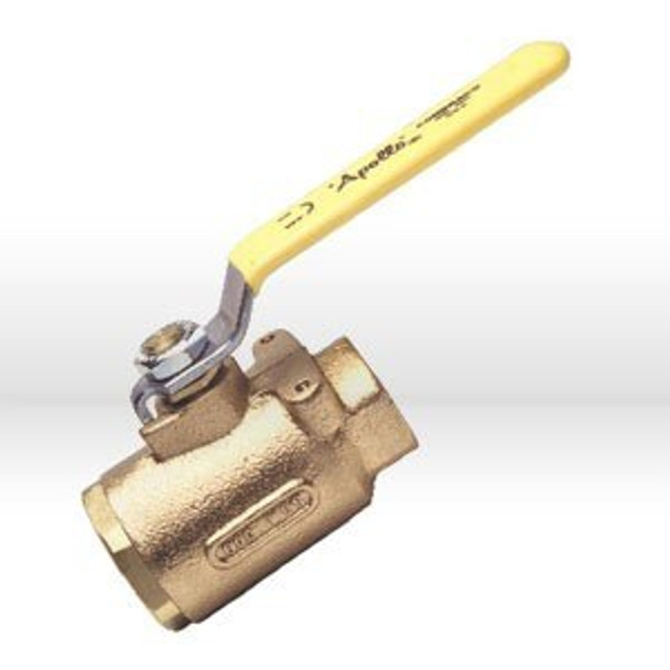 77-104-01 Apollo Full Port Bronze Ball Valve,3/4",Non-Locking Handle,FP,MTG Pad