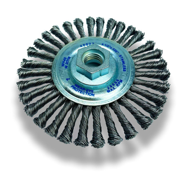 SB-43132B All-Pro™ 6” Stringer Bead Wheel, 50 Knots, .020” Steel, Bulk