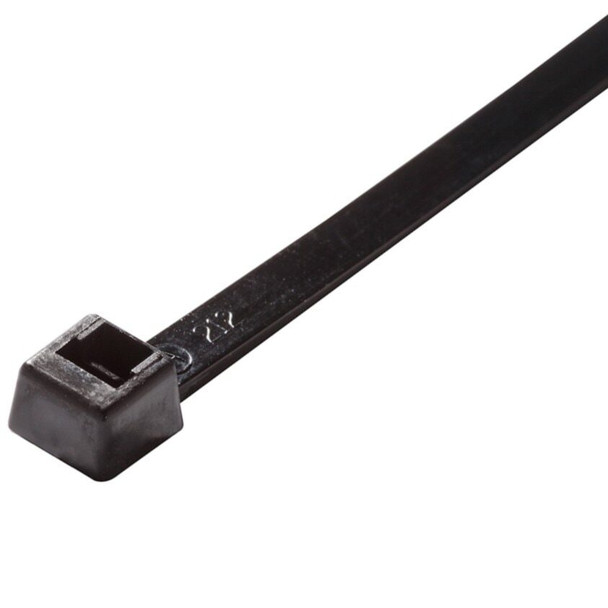 4-18-UV-100 Alliance Miniature Cable Tie,L 4",18 lbs,Black