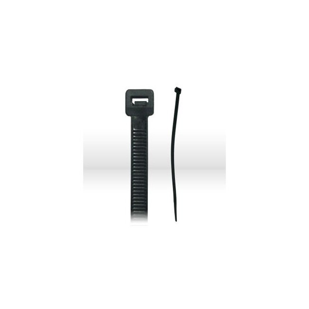 6-18-UV-100 Alliance Miniature Cable Tie,L 6",18 lbs,Black