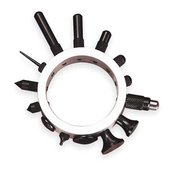 Starrett Indicator Contact Point Set,14 Points 25R