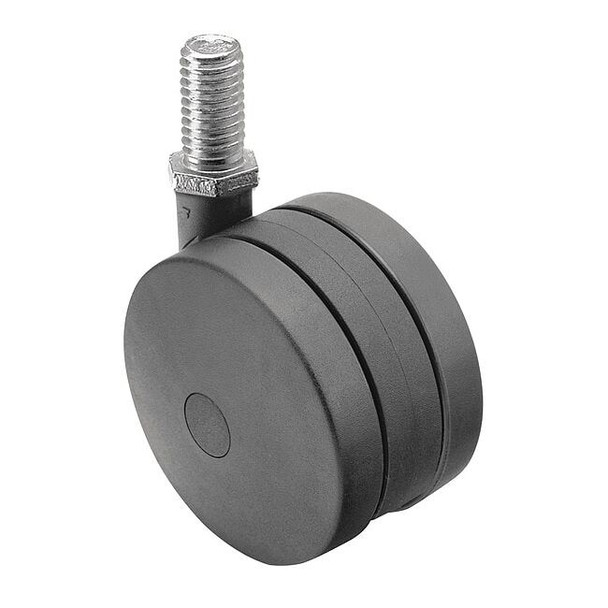 100mm Non-Marking Nylon Swivel Caster, Side Brake, Loads Up To 225 lb