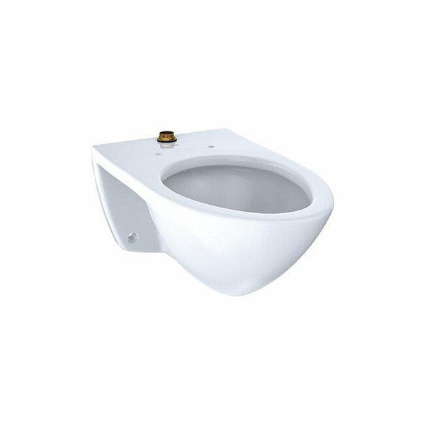 Toilet Bowl, 1.0/1.28/1.6 gpf, Flushometer, Wall Mount, Elongated, Cotton