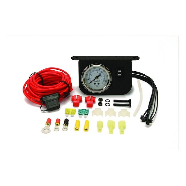 Viair Illuminated Dash Panel Gauge Kit, White Face (200 PSI, 30 Amp) 20065