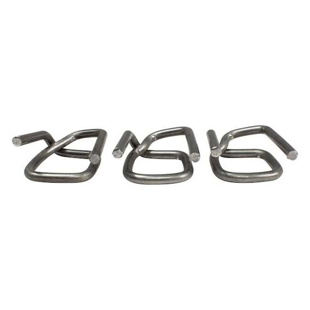 Encore Packaging Wire Buckle, Galvanized, HD,1/2",PK1000 P12WB3-GA
