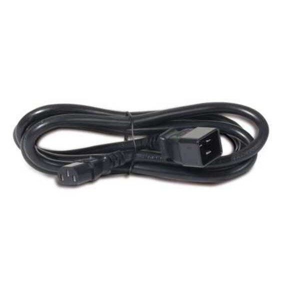 Apc Power Cord, IEC 320 C20, SJT, 6.5 ft., 16A, 12/3 AP9879