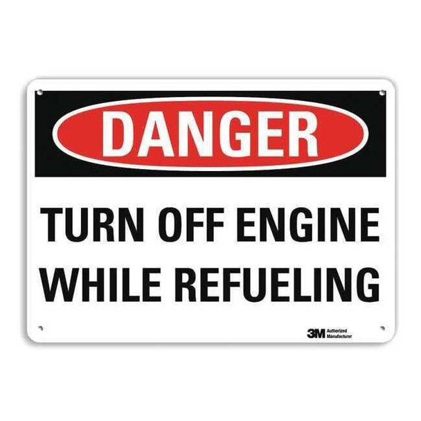 Lyle Danger Sign,4 Hole Mount,10in W x 7in H, U3-2022-RA_10X7 U3-2022-RA_10X7