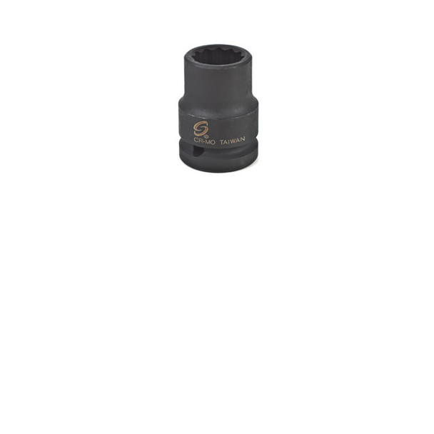 3/4" Dr 12Pt Thin Wall Impact Socket, 21mm 421MZT