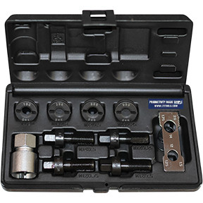 10 PC MASTER WHEEL STUD AND BOLT RE-THREAD KIT LT992