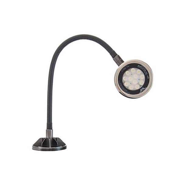 O.C. White Co Spot Light,Gooseneck,18 W,Black LED-MG18-30-120V
