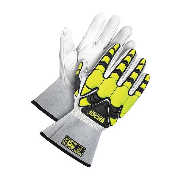 Bdg Cut-Resistant Leather Gloves, Cut Level A5 ,2XL 1 PR 20-1-1883-X2L