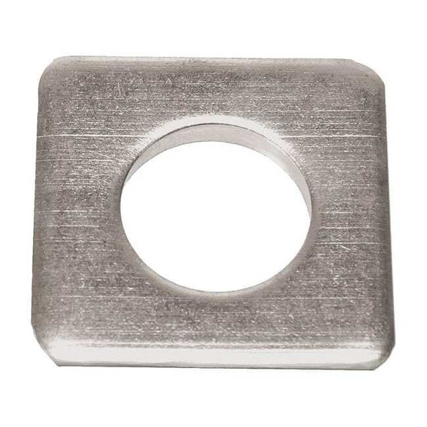 Square Washer, Fits Bolt Size 5/8 in ,Low Carbon Steel Zinc Plated Finish