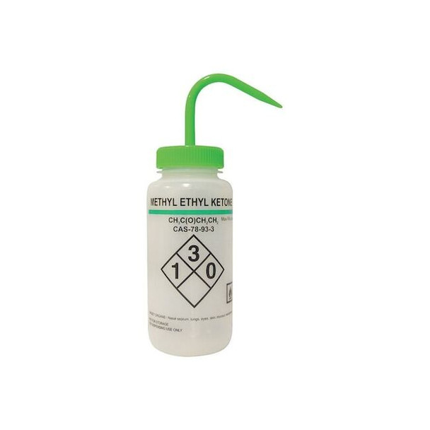 Manufacturer Varies Translucent, Wash Bottle 16 oz., PK6 24J907