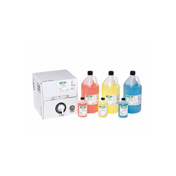 Manufacturer Varies Red Buffer Solution, pH 4.00, 1L, Plastic 793EN9