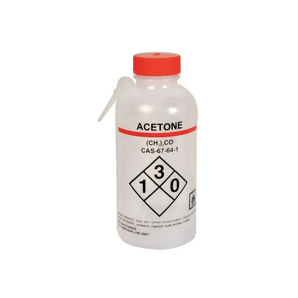 Manufacturer Varies Translucent, Wash Bottle 16 oz., PK4 24J877
