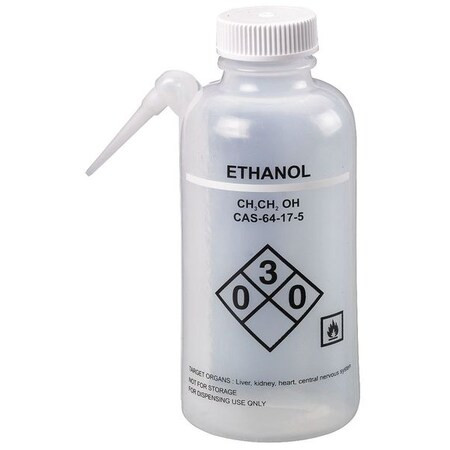 Translucent, Wash Bottle 16 oz.,  (Formerly Lab Safety Supply), PK4