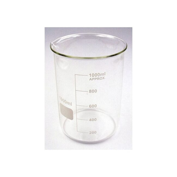 Manufacturer Varies Beaker, Low Form, Glass, 1000mL, PK6 5YGZ7