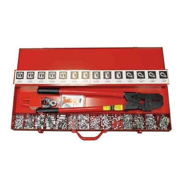 Loos Hand Swaging Kit,Oval & Stop Aluminum AZP KIT