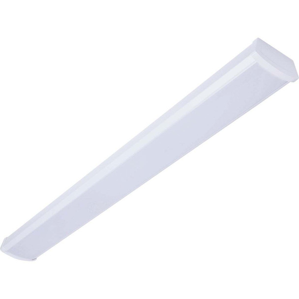 SATCO NUVO 40W LED 4 Ft. Ceiling Wrap Light Fixture CCT-Selectable White Finish
