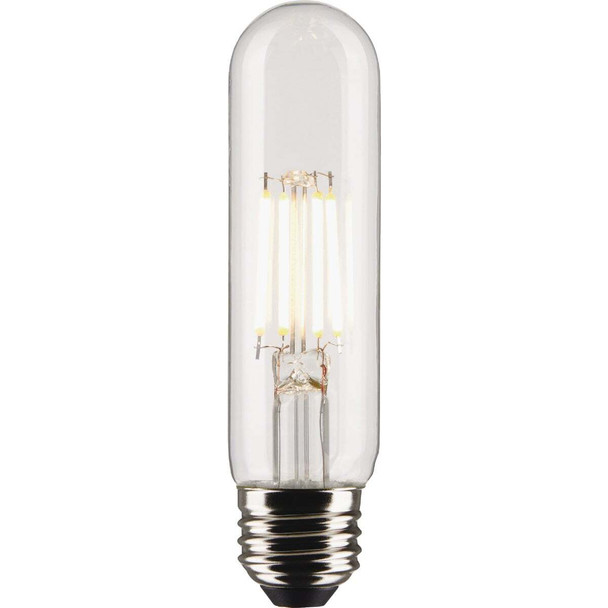 Satco 40W Equivalent T10 Medium Base 2700K Clear LED Bulb (2-Pack) S21862